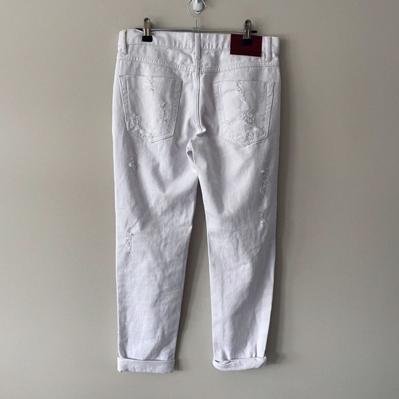 ONE teaspoon White Beaty Awesome Baggies Jean Womens 24 - Picture 8 of 8